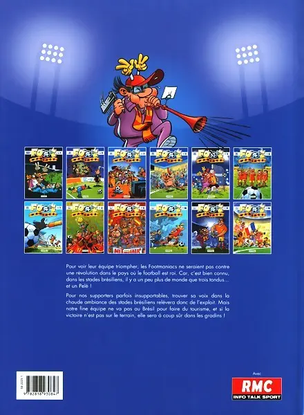 Verso de l'album Les Foot-maniacs Tome 12
