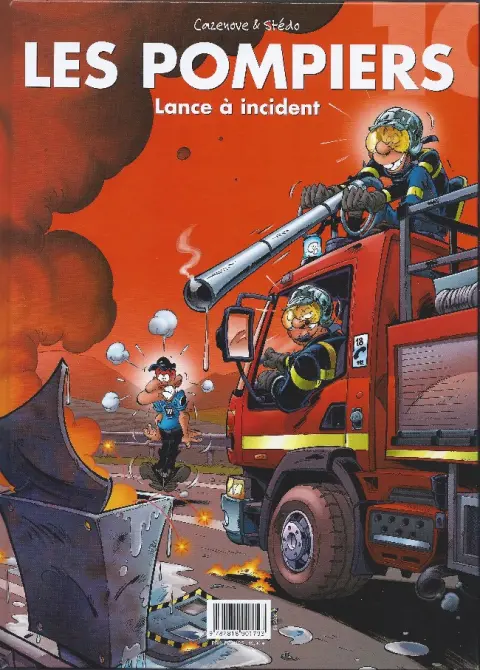 Verso de l'album Les Gendarmes Gendarmes à feu !