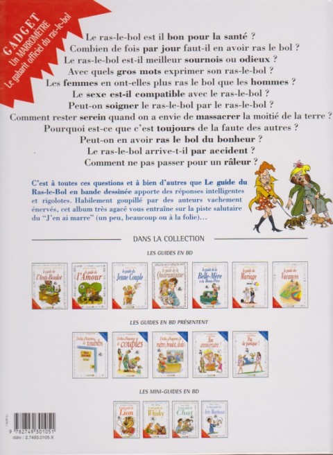 Verso de l'album Le Guide Tome 24 Le guide du ras-le-bol