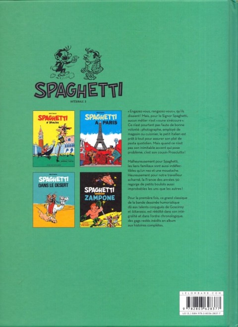 Verso de l'album Spaghetti Intégrale 3