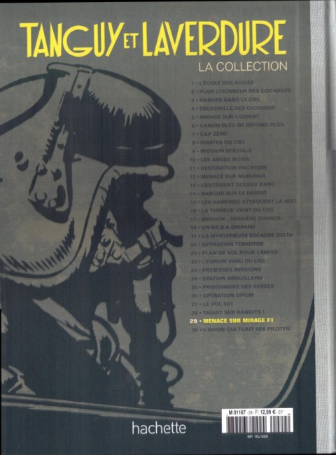 Verso de l'album Tanguy et Laverdure - La Collection Tome 29 Menace sur Mirage F1