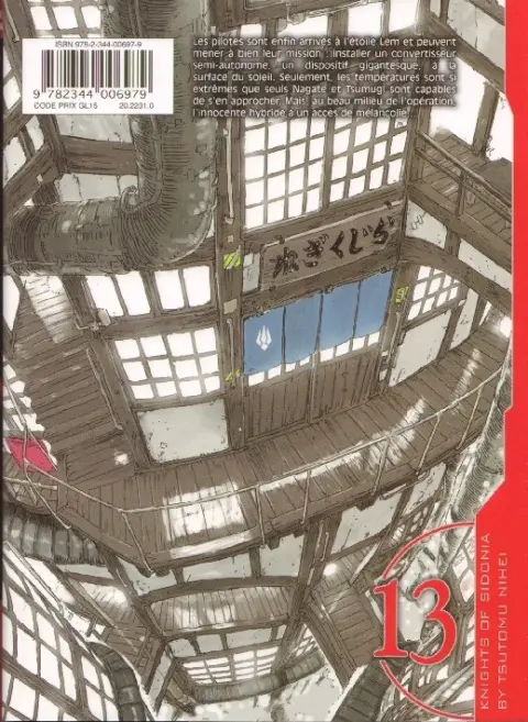 Verso de l'album Knights of Sidonia 13