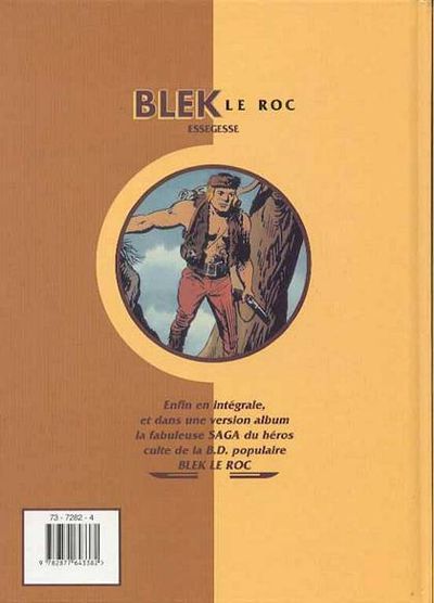 Verso de l'album Blek le roc 8