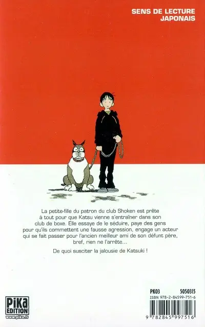 Verso de l'album Katsu ! 15