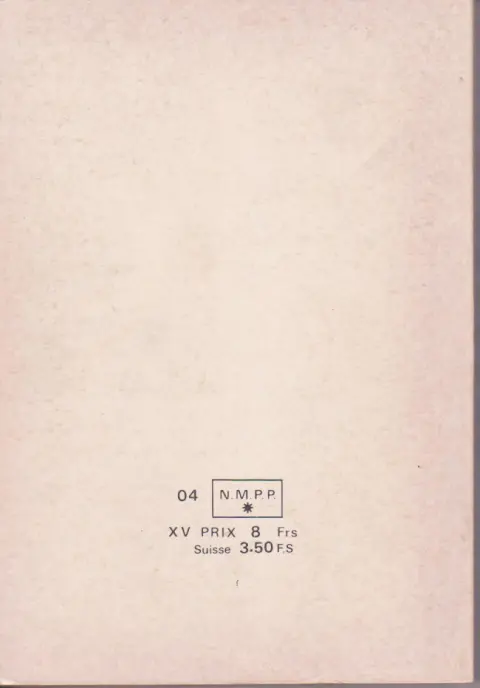 Verso de l'album Strange Album N° 41