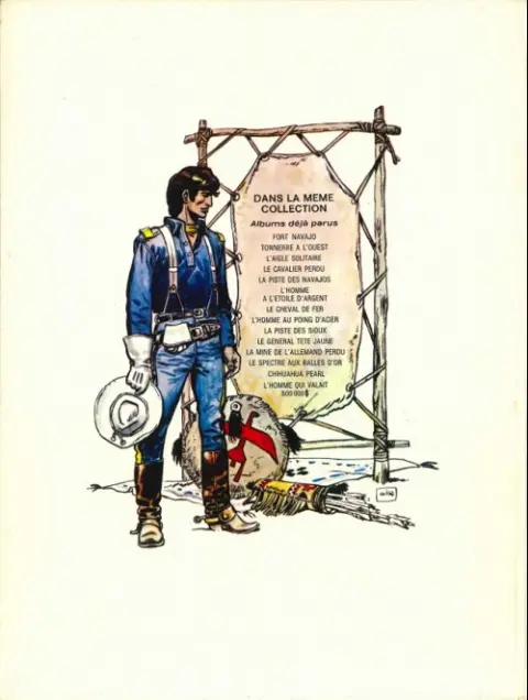 Verso de l'album Blueberry Tome 11 La mine de l'Allemand perdu
