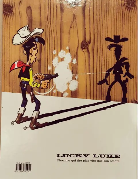 Verso de l'album Lucky Luke Tome 35 Jesse James