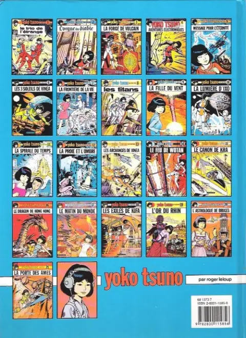 Verso de l'album Yoko Tsuno Tome 17 Le matin du monde
