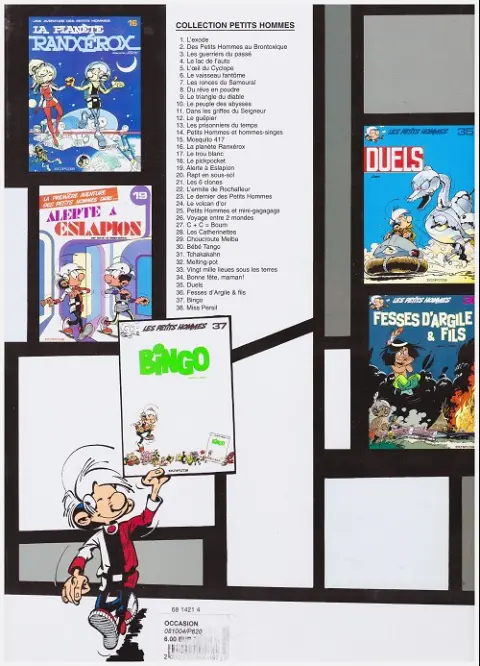 Verso de l'album Les Petits hommes Tome 25 Petits hommes et mini-gagagags
