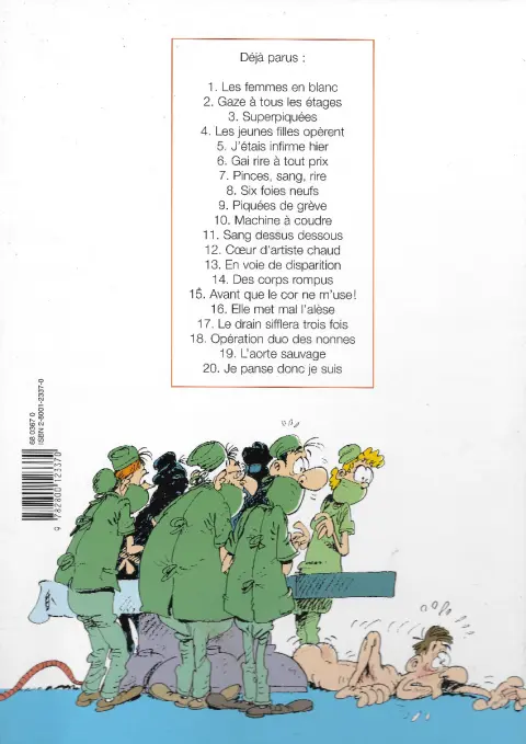 Verso de l'album Les Femmes en Blanc Tome 15 Avant que le cor ne m'use !