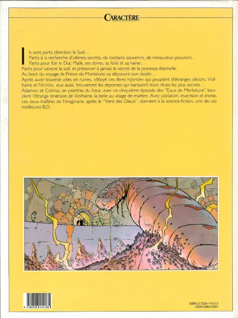 Verso de l'album Les eaux de Mortelune Tome 5 Vague à lames
