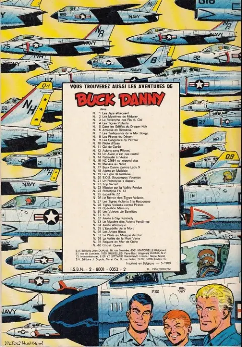 Verso de l'album Buck Danny Tome 16 Menace au nord