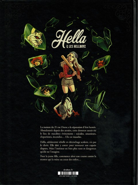 Verso de l'album Hella & les Hellboyz Tome 1 Tout Droit en enfer