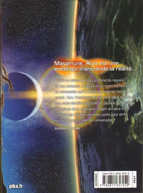 Verso de l'album Origin 10