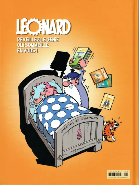 Verso de l'album Léonard Tome 38 Y a-t-il un génie pour sauver la planète ?