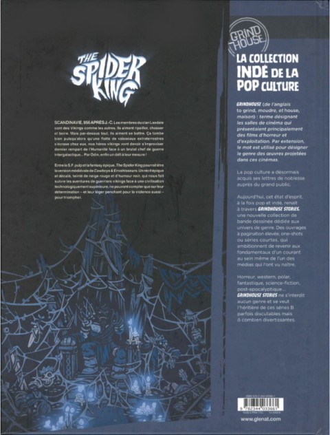 Verso de l'album The Spider King