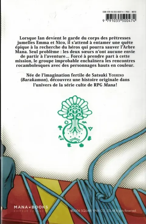 Verso de l'album Princess of Mana 1