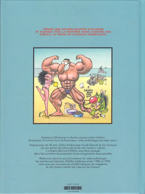 Verso de l'album Anthologie Édika Volume 2 1985>1990
