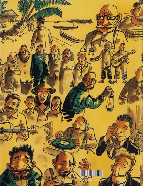 Verso de l'album Le chanteur perdu