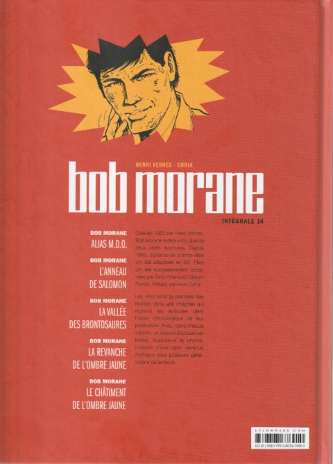 Verso de l'album Bob Morane Intégrale 14