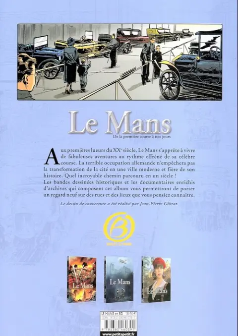 Verso de l'album Le Mans Tome 3 De la première course à nos jours