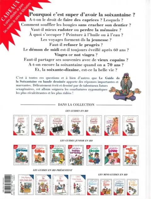 Verso de l'album Le Guide Tome 25 Le guide de la soixantaine
