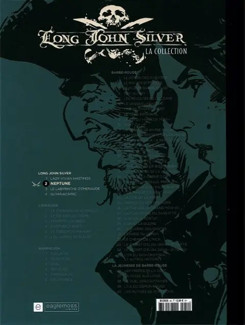 Verso de l'album Long John Silver La Collection II Neptune