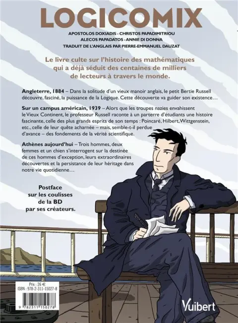 Verso de l'album Logicomix