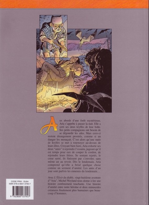 Verso de l'album Aria Tome 28 L'élixir du diable