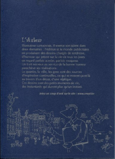 Verso de l'album Etude de Marché