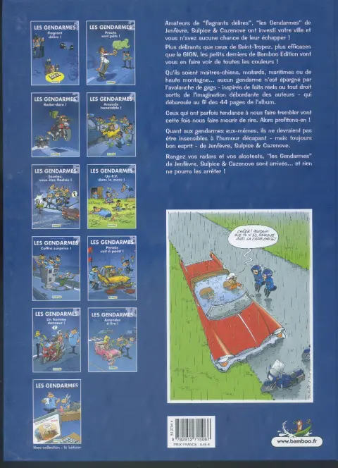Verso de l'album Les Gendarmes Tome 3 Radar-dare !
