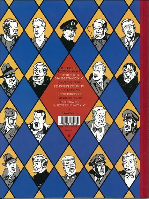Verso de l'album Blake et Mortimer Tome 12 Les 3 Formules du Professeur Satô - Tome 2