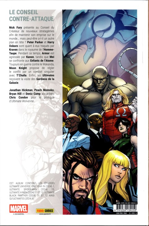 Verso de l'album Ultimate Universe 07