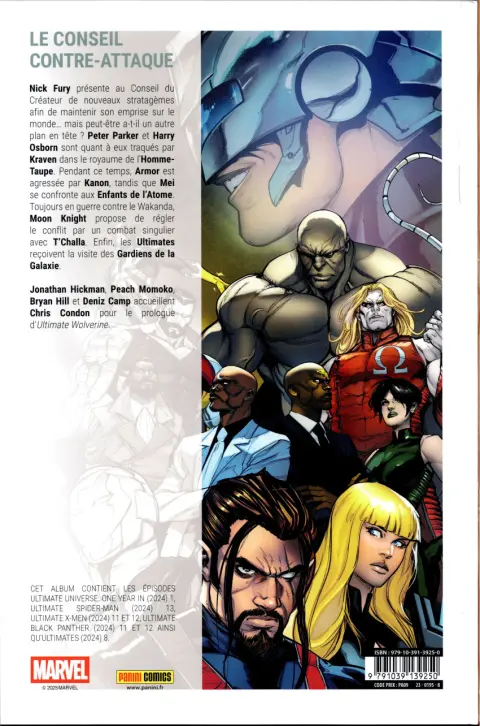 Verso de l'album Ultimate Universe 07