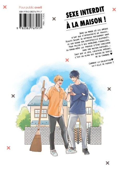 Verso de l'album Kiss in shared House