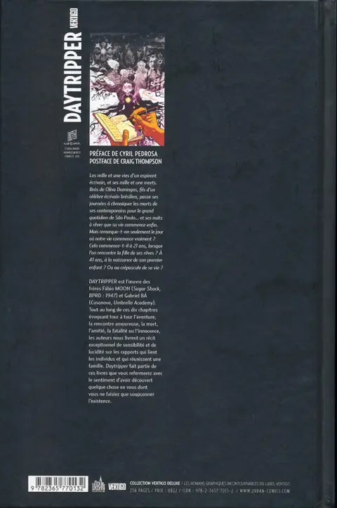Verso de l'album Daytripper Daytripper au jour le jour