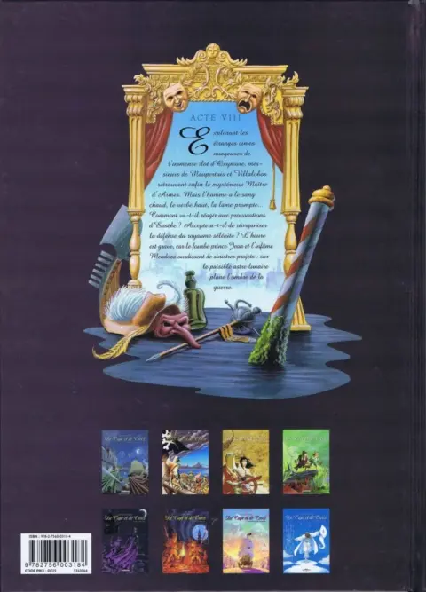 Verso de l'album De Cape et de Crocs Tome 8 Le maître d'armes