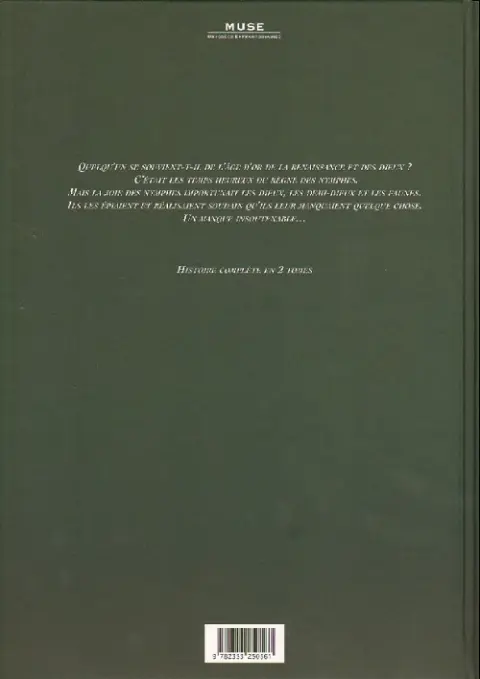 Verso de l'album La Driade Tome 1 Ashlyn