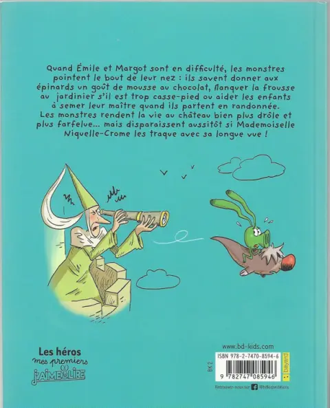 Verso de l'album Émile et Margot Tome 8 Monstres en vue