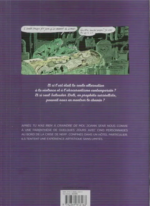 Verso de l'album Fin de la parenthèse