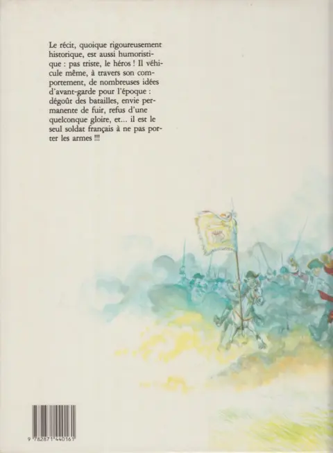 Verso de l'album Fontenoy
