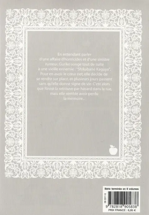 Verso de l'album Le Fruit de l'éternité 6