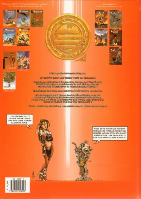 Verso de l'album 42 Agents Intergalactiques Tome 5 Cal'Han (2/2) - Âmes sœurs