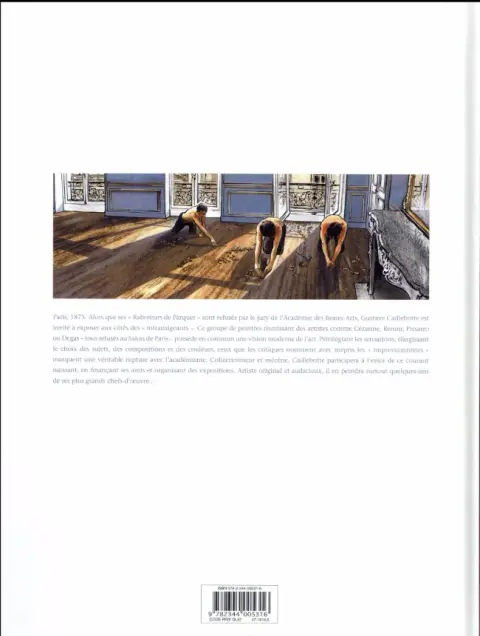 Verso de l'album Gustave Caillebotte Un Rupin chez les Rapin