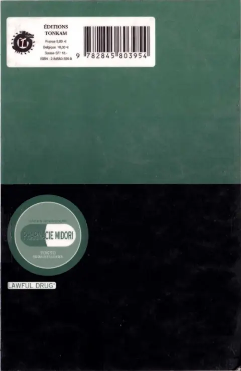 Verso de l'album Lawful drug Tome 1