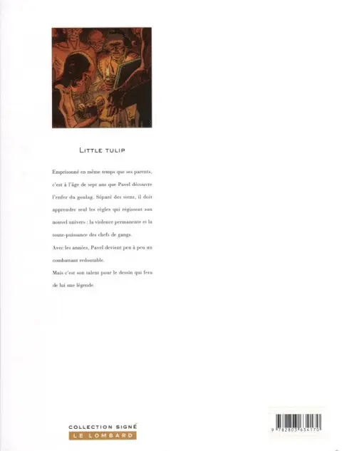 Verso de l'album Little Tulip