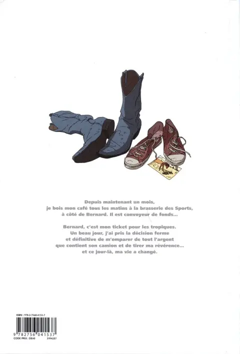 Verso de l'album Ma révérence