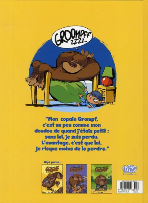 Verso de l'album Mon ami Grompf Tome 4 Un copain au poil