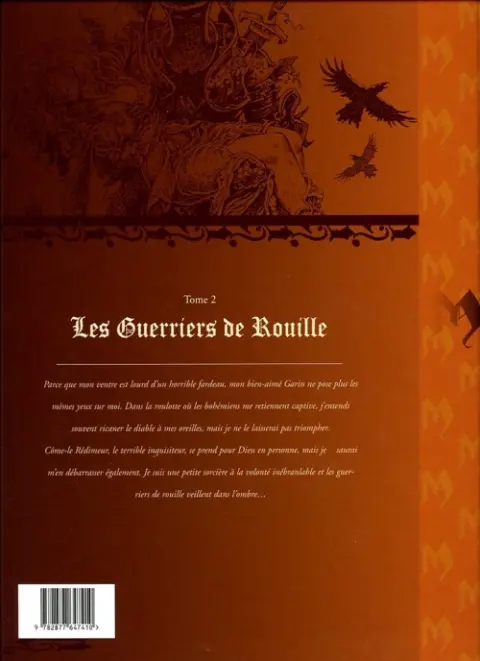Verso de l'album Mortepierre Tome 3 La mangeuse de Lune