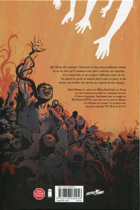 Verso de l'album Outcast Tome 3 Une petite lueur
